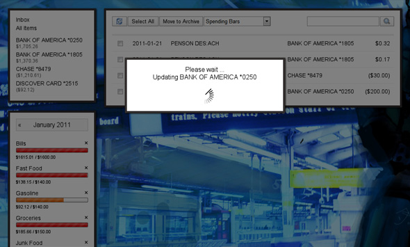 This is what updating your transactions will look like This is what updating your transactions will look like